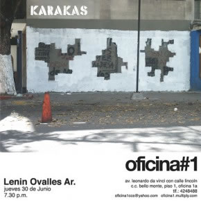 Karakas | Instalación I Cartón, stencil y pintura industrial sobre pared | 2005