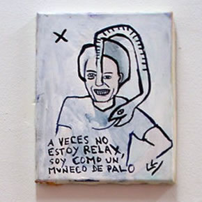 a veces... | Mixta sobre tela | 2005