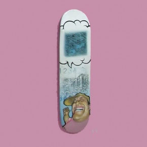 SENK | Mixta sobre skateboard | 2006