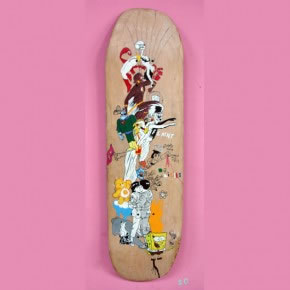 JIMMY FLAMANTE | Mixta sobre skateboard | 2006