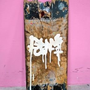 FED OVALLES AR | Mixta sobre skateboard | 2006