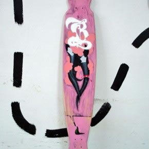 BEK | Mixta sobre skateboard | 2006