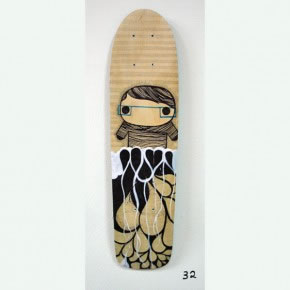 HMTO | Mixta sobre skateboard | 2006