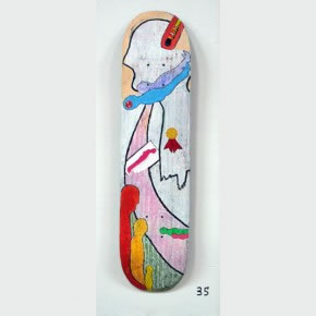 SANTIAGO LOZADA | Mixta sobre skateboard | 2006