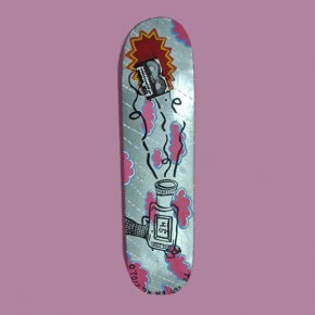 AMOR LOCO 45 | Mixta sobre skateboard | 2006