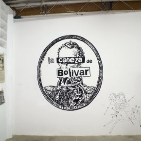 Ghetto creativo |La cabeza de Bolívar | Mural | 2007