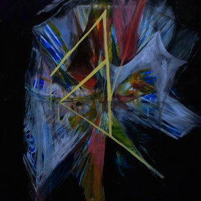 Pizarras/R. Steiner | 2011 | Tinta china y acrílico sobre papel de algodón | 140 x 100 cm