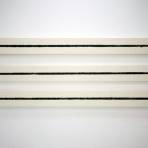 Sigfredo Chacón | The strengthened line | 2012 | Pastel, óleo sobre tela cruda | 16 x 170 x 5 cm