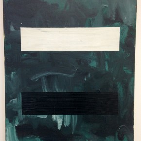 Eugenio Espinoza | Negro y Blanco | 1988 | Mixta sobre tela | 60 x 50 cm