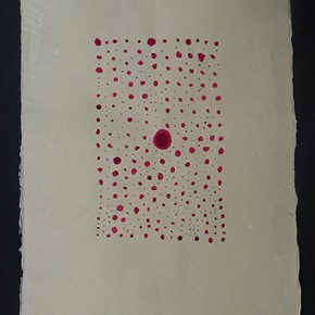 Tipikiwe (Puntos) | 2012 | Dibujo en acuarela sobre papel | 45 x 30 cm