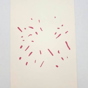 Sin título Rojo | 2012 | Collage sobre papel fabriano 220gr | 48 x 32 cm