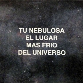 Tu nebulosa el lugar mas frío del universo | 2010 | Mixta sobre tela | 72 x 71 cm