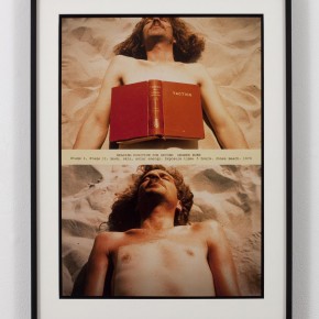 Dennis Oppenheim | Posición de lectura para una quemadura de Segundo Grado | 1970 | Cortesía del Artista y la Galería Thomas Salomon