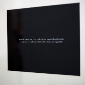 Vista en sala | Julian Higuerey |Un asiático con un yeso | 2010 | Fotografía | 8 x 10 '