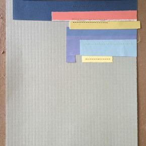 Leonardo Nieves | Estructuras residuales I 2014 | Collage | 39 x 28,5 cm